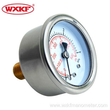 50 mm 0-400mpa series oil pressure gauges manometer